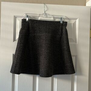 Loft Dark Heather Gray Skirt
